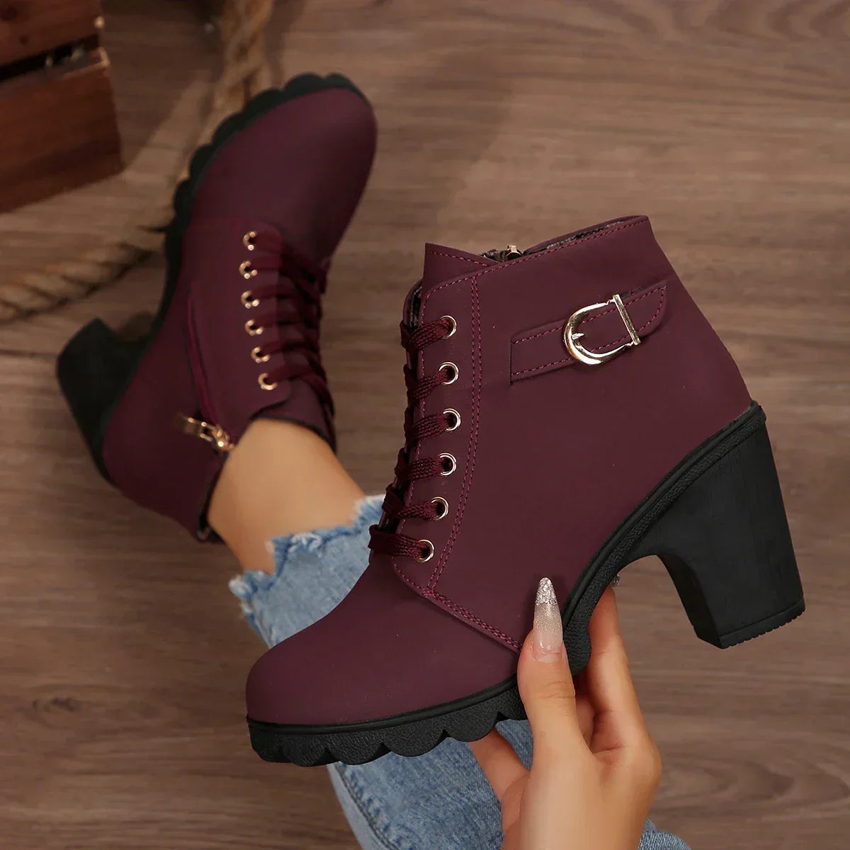 CLAIRE™ | BOTINES CÓMODOS DE TACÓN