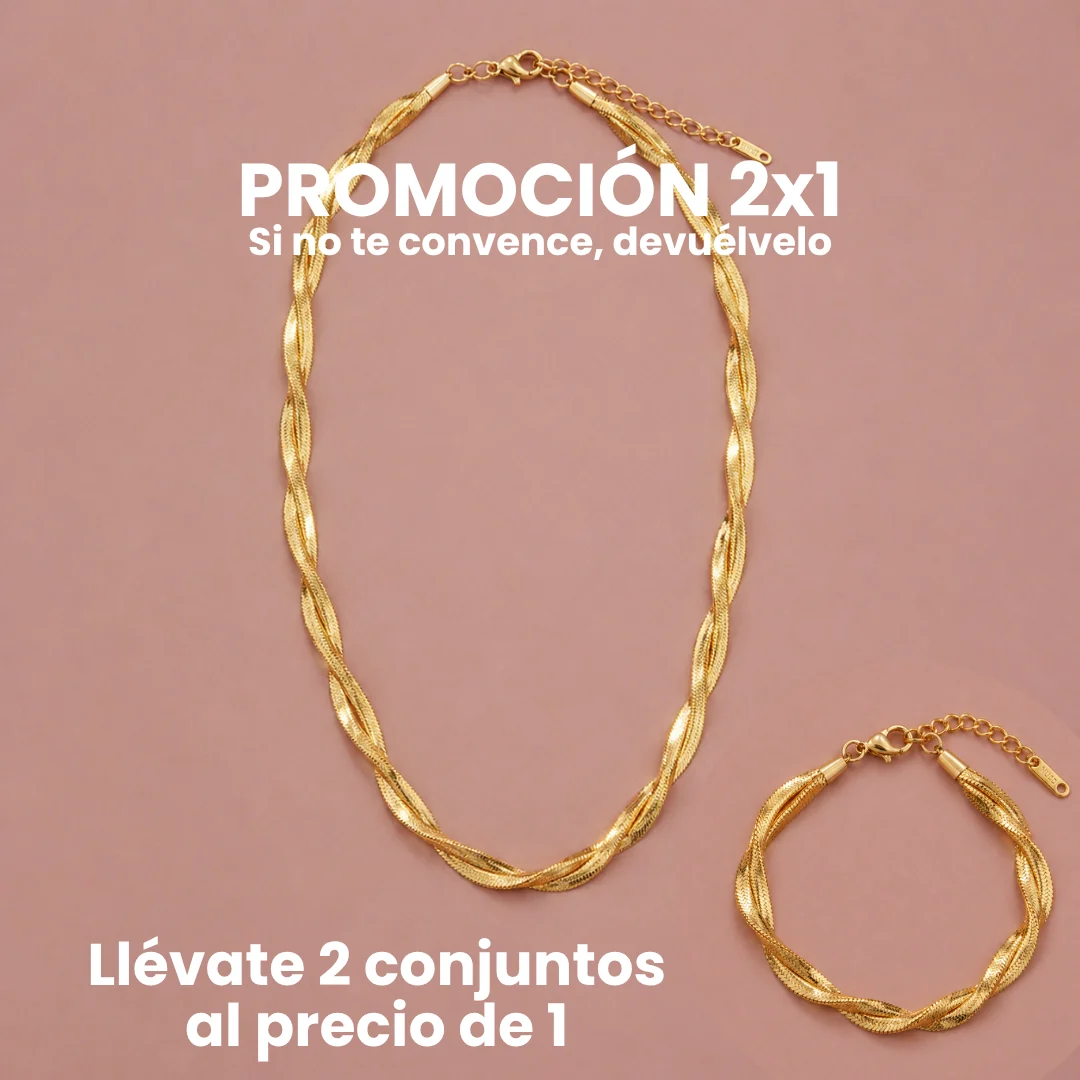 Conjunto Espiga Trenzado