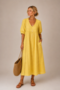 VESTIDO MIDI VERANIEGO - LUCIA