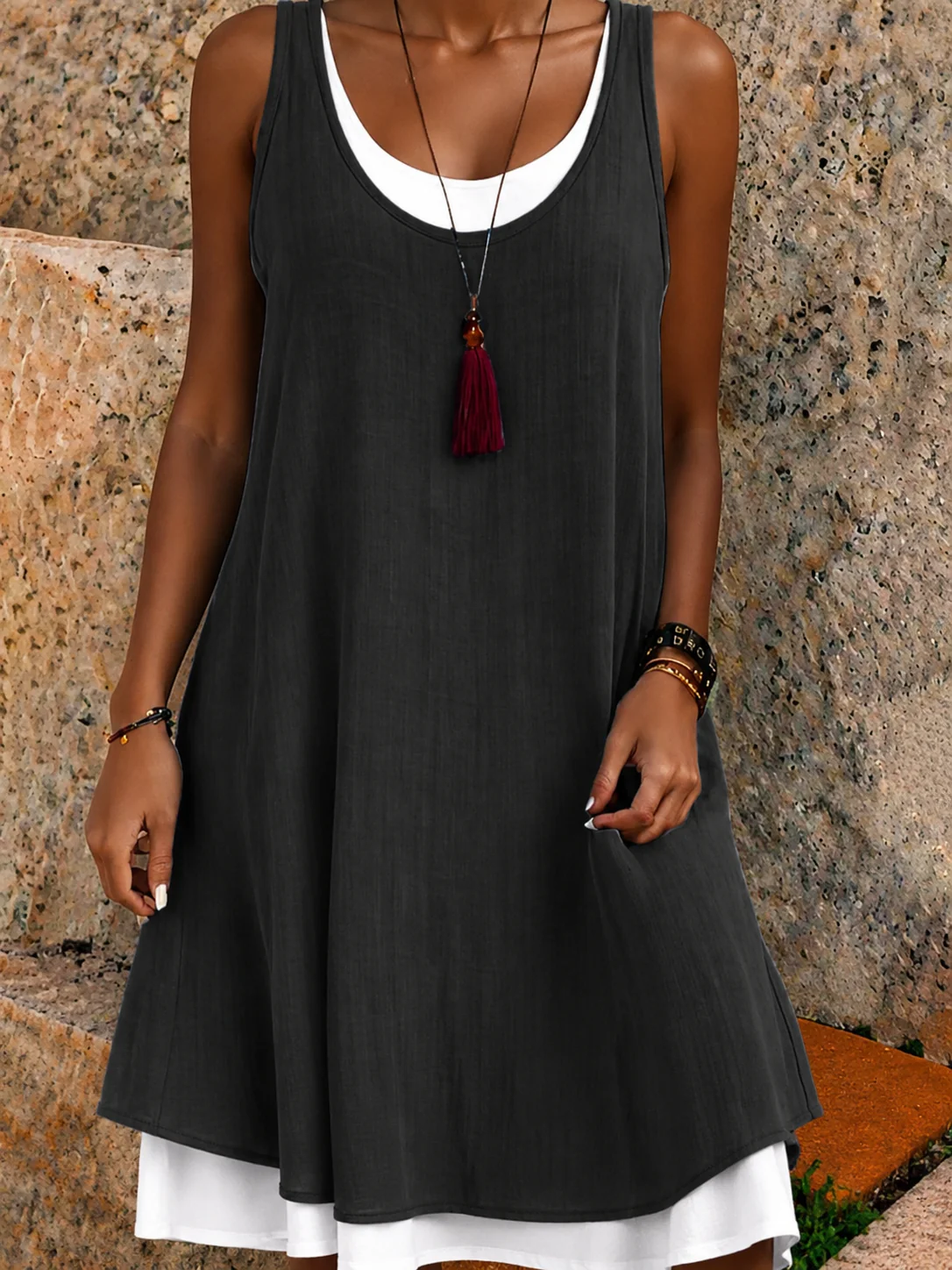 Vestido veraniego de capas - Ria