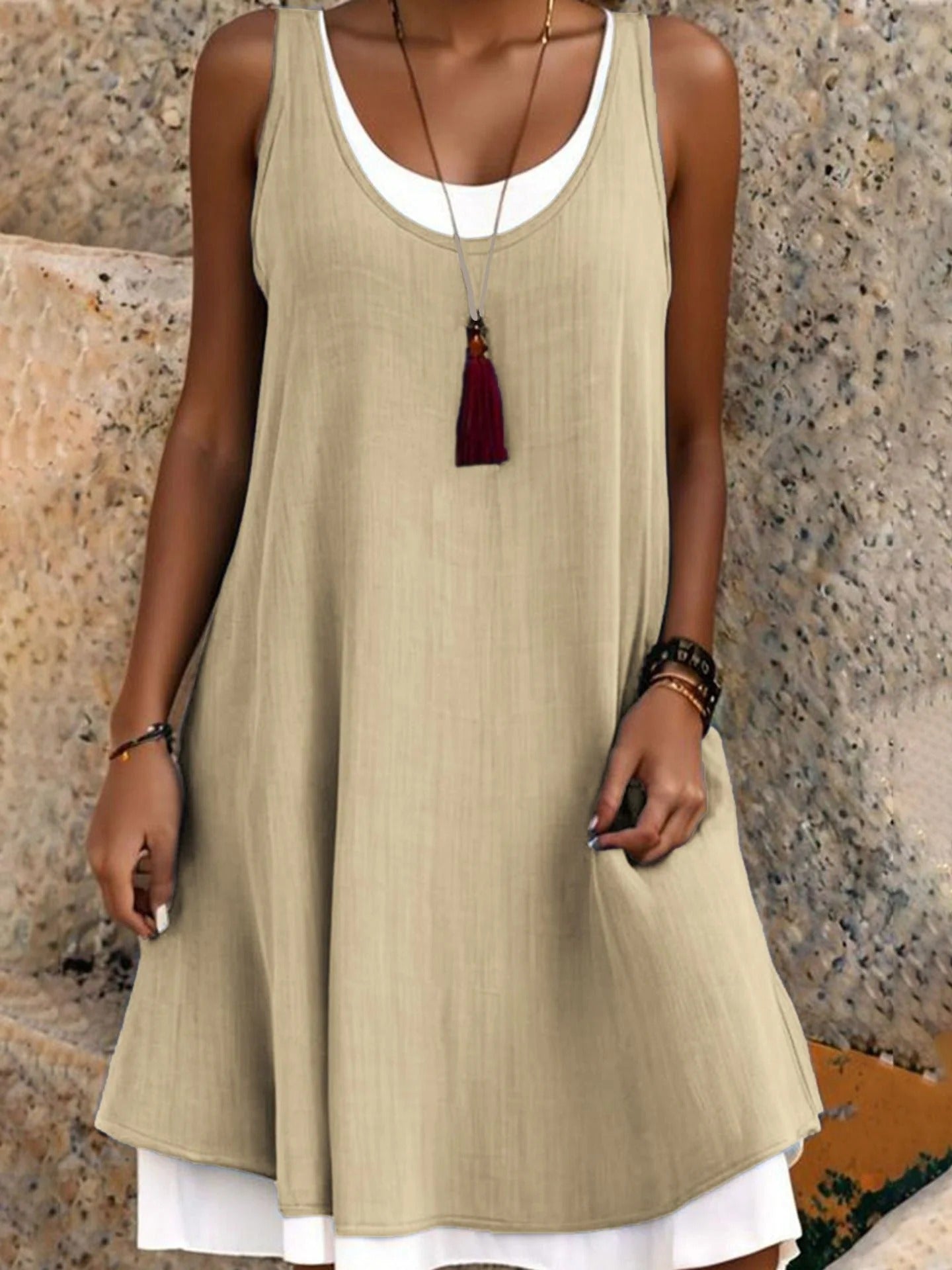 Vestido veraniego de capas - Ria
