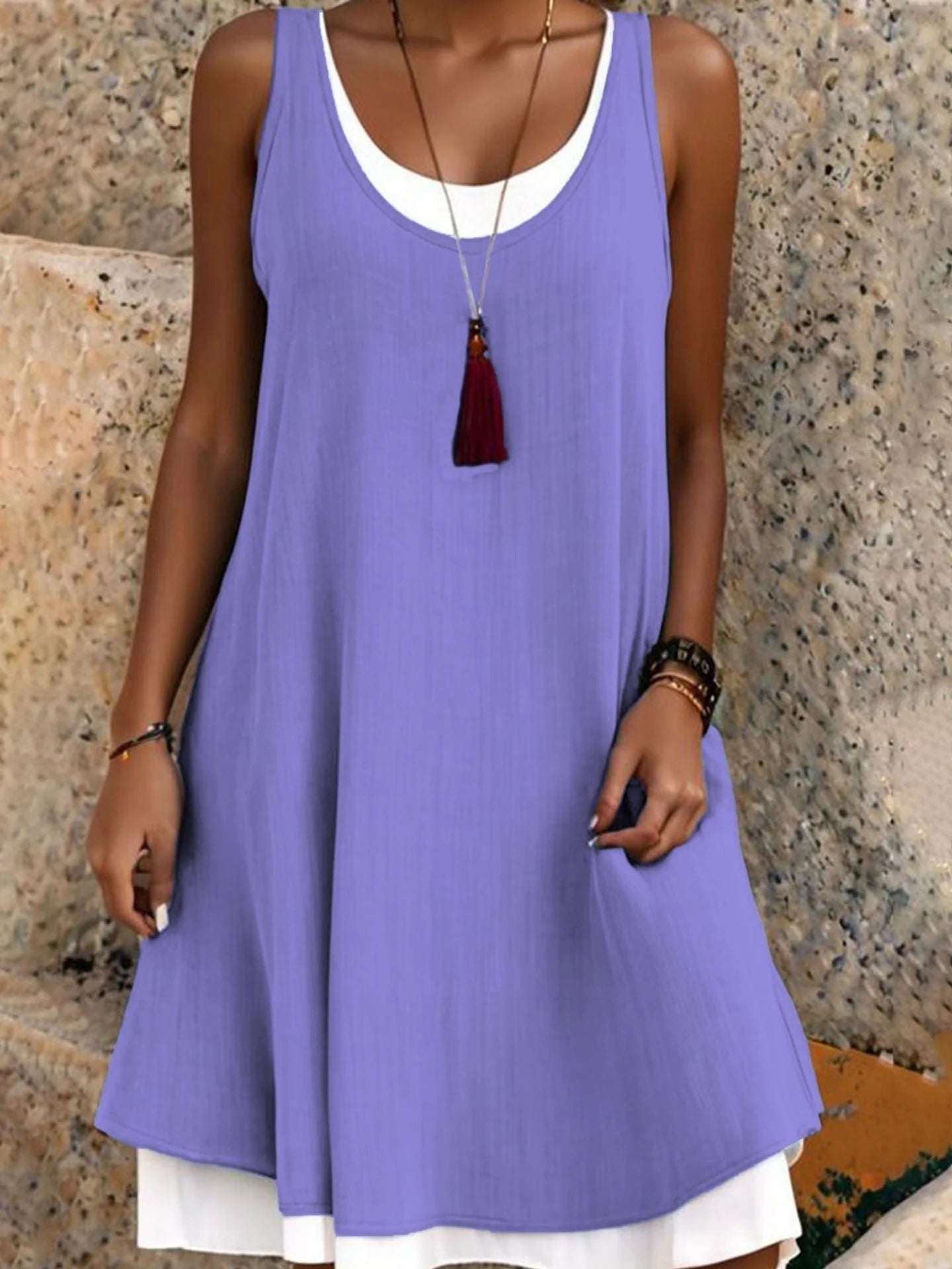 Vestido veraniego de capas - Ria