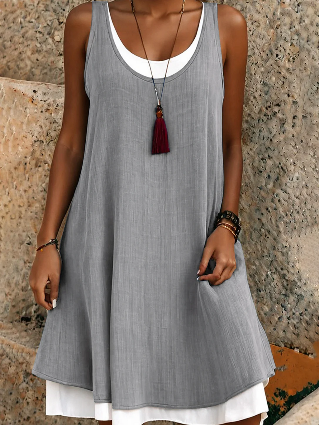 Vestido veraniego de capas - Ria