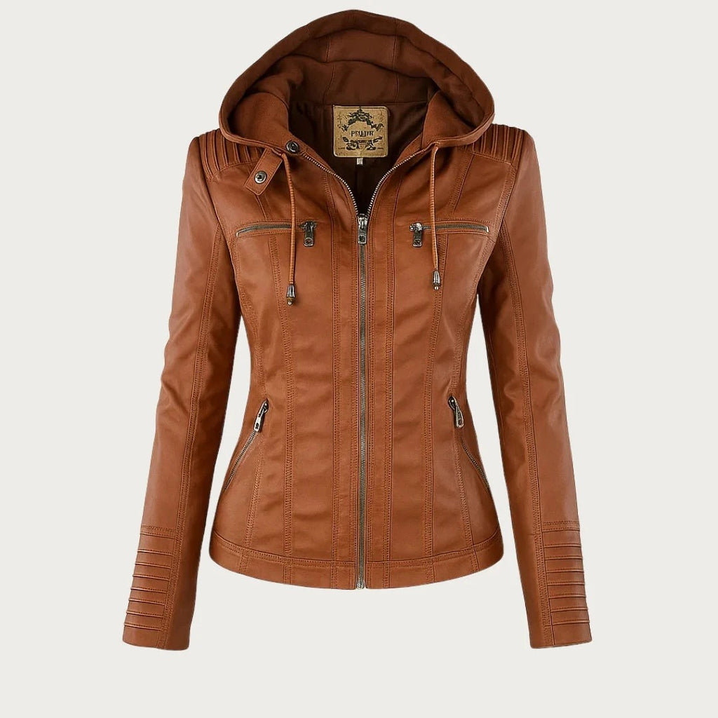 Flavia | Chaqueta de piel resistente y elegante