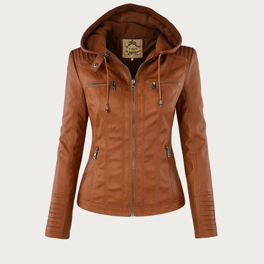 Flavia | Chaqueta de piel resistente y elegante