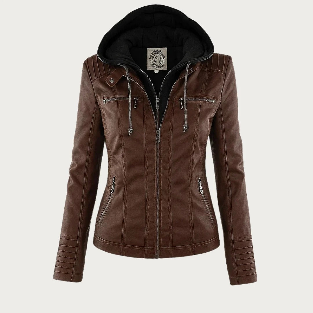 Flavia | Chaqueta de piel resistente y elegante