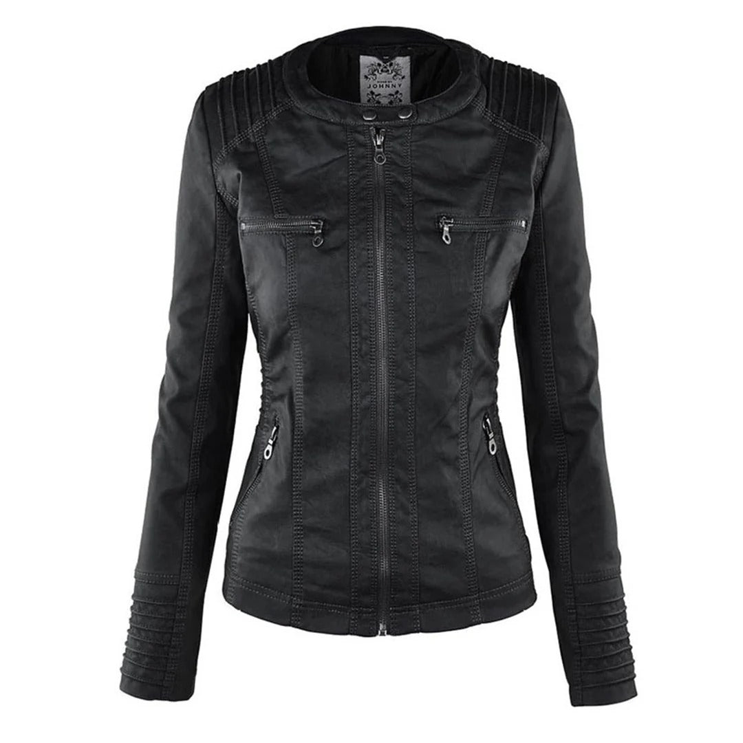 Flavia | Chaqueta de piel resistente y elegante