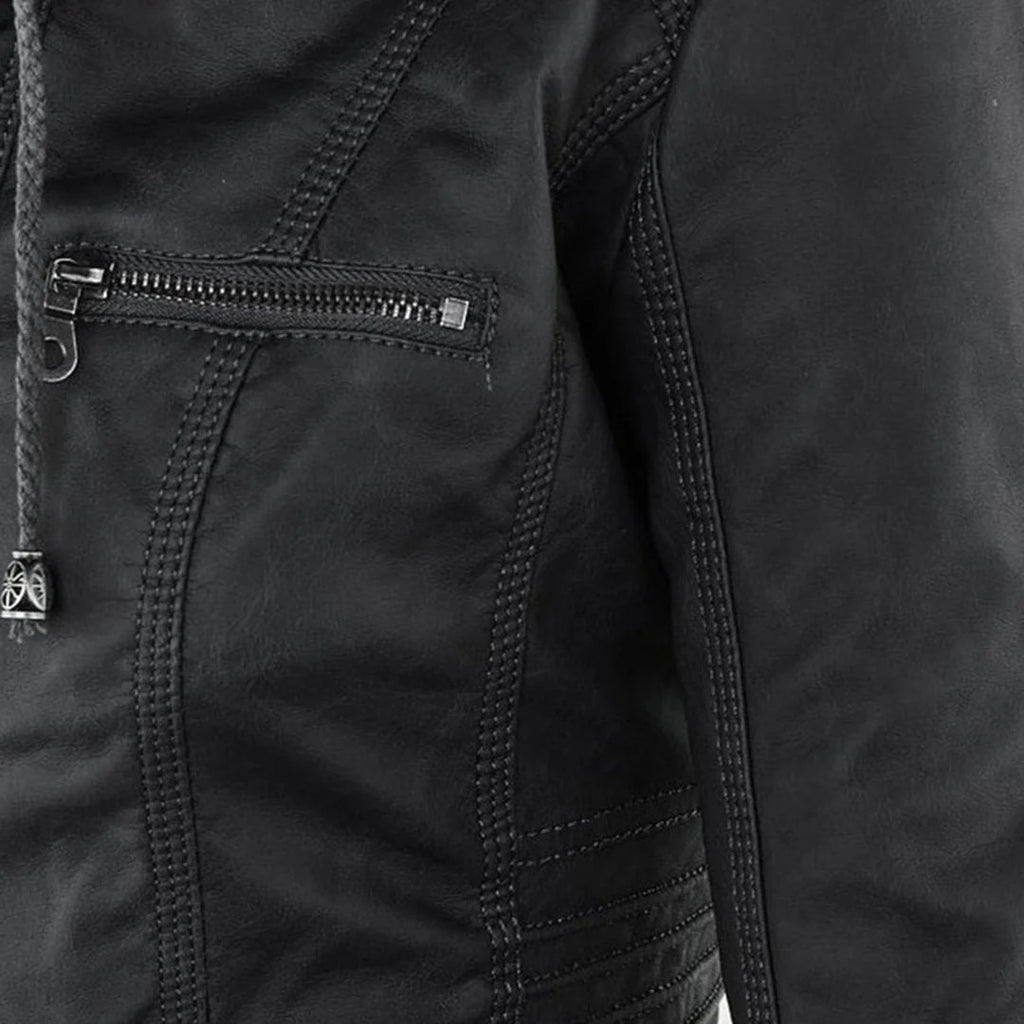 Flavia | Chaqueta de piel resistente y elegante