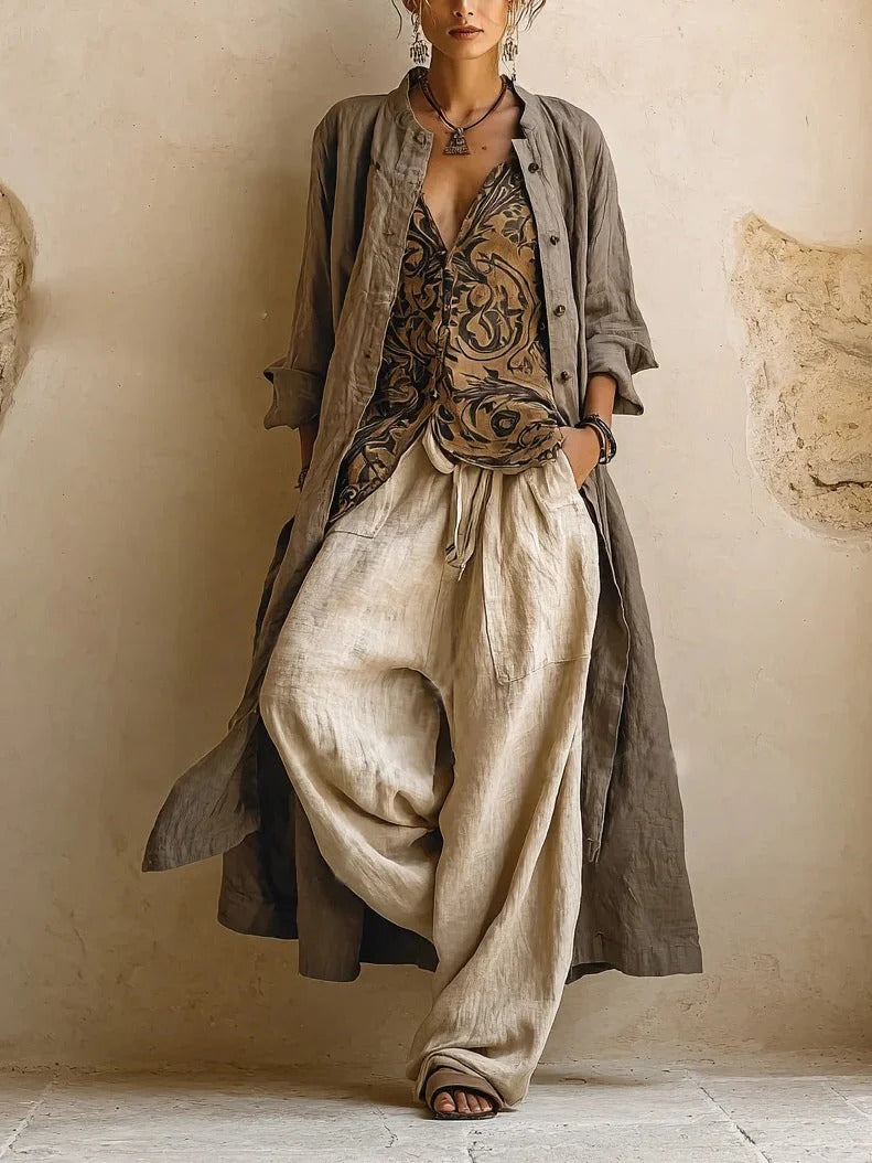 Conjunto bohemio fluido en capas - Virginia