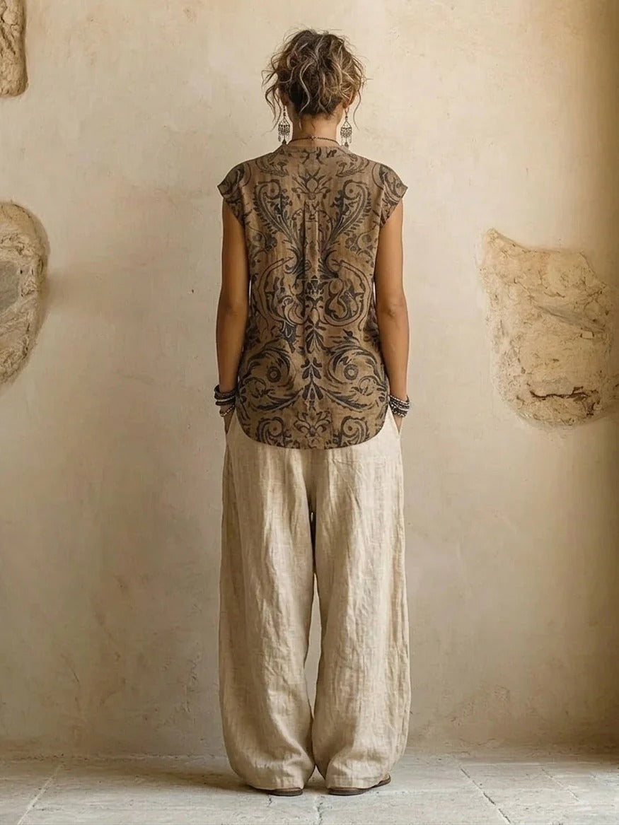 Conjunto bohemio fluido en capas - Virginia