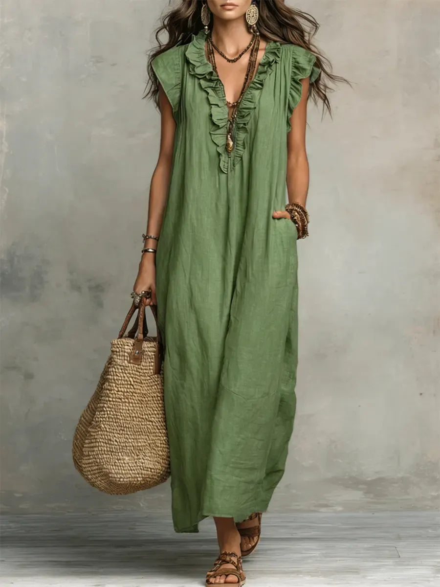 Camélia | Vestido largo bohemio