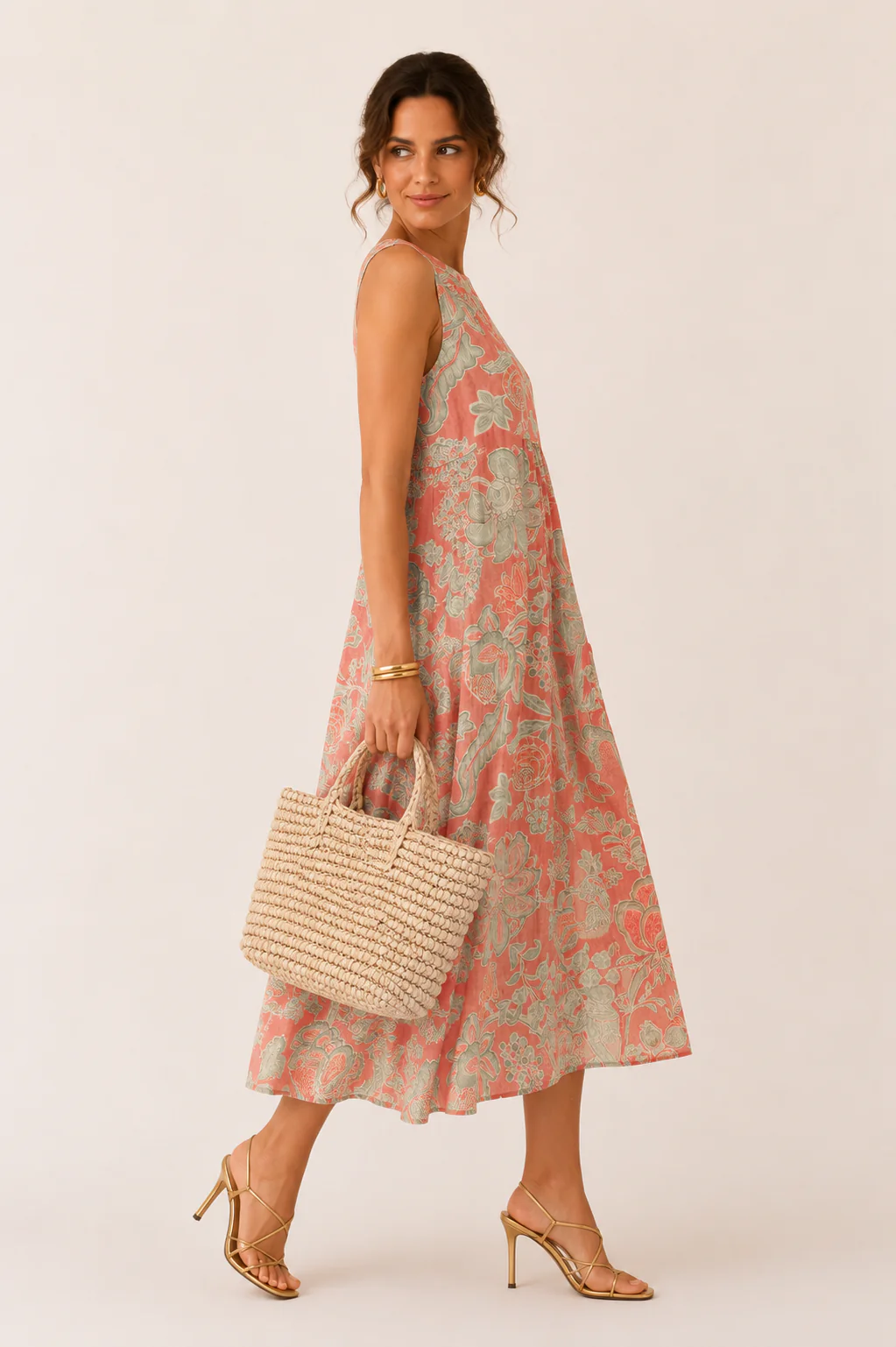 Vestido Midi Floral - Bea