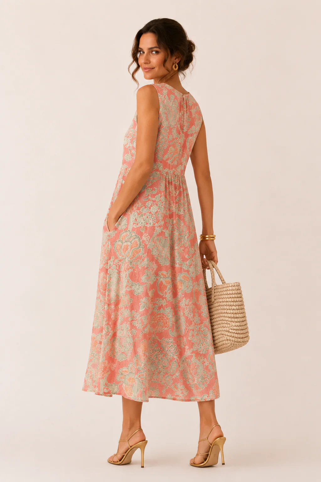 Vestido Midi Floral - Bea
